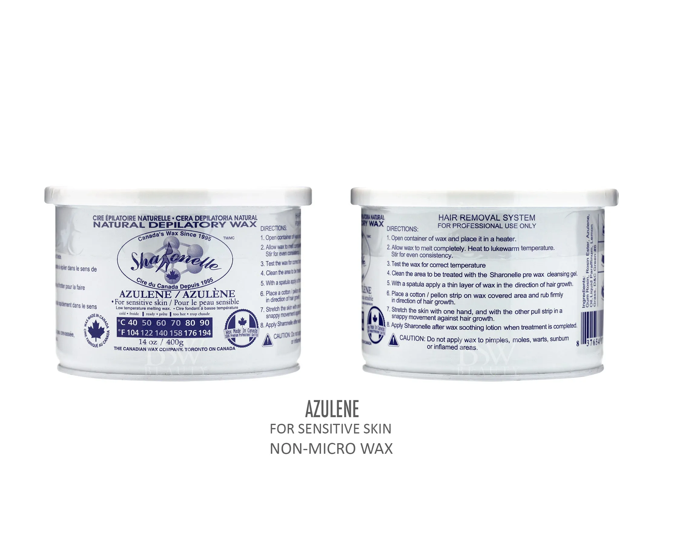 SHARONELLE NON - NATURAL DEPILATORY WAX 14oz