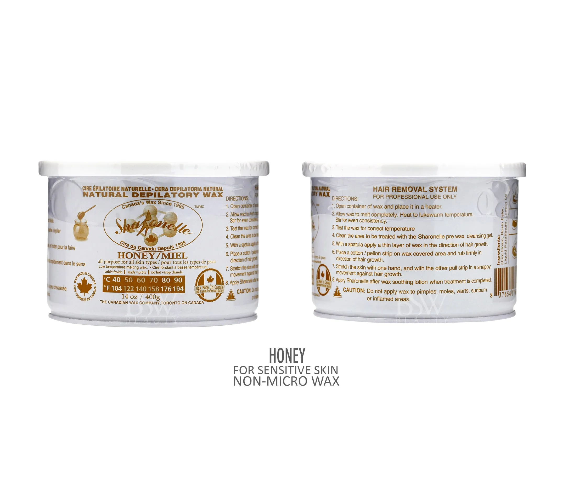 SHARONELLE NON - NATURAL DEPILATORY WAX 14oz