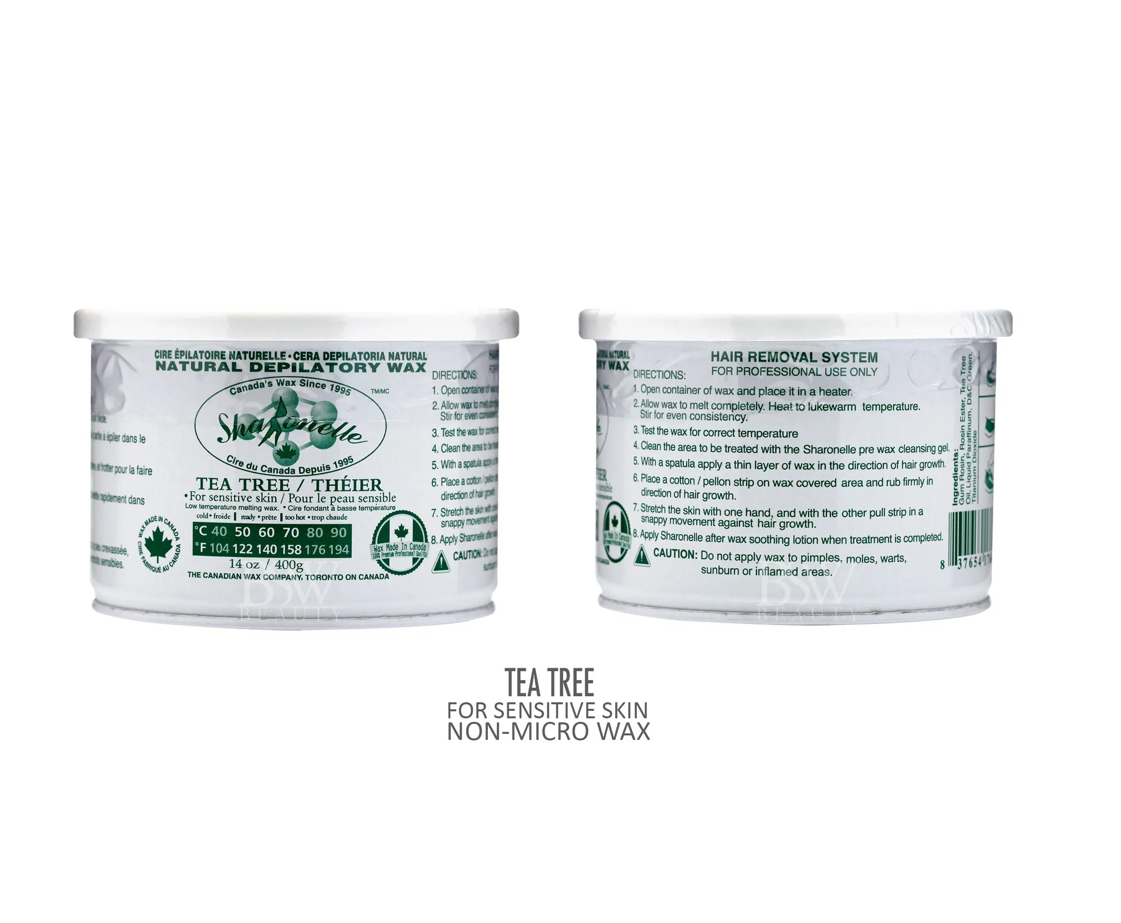 SHARONELLE NON - NATURAL DEPILATORY WAX 14oz