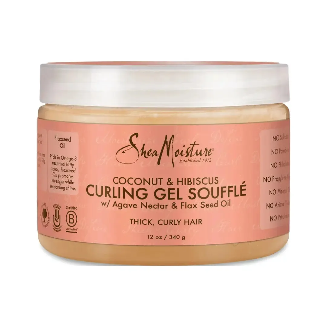 Shea Moisture Coconut & Hibiscus Curling Gel Souffle - 12 oz