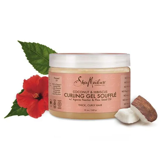 Shea Moisture Coconut & Hibiscus Curling Gel Souffle - 12 oz