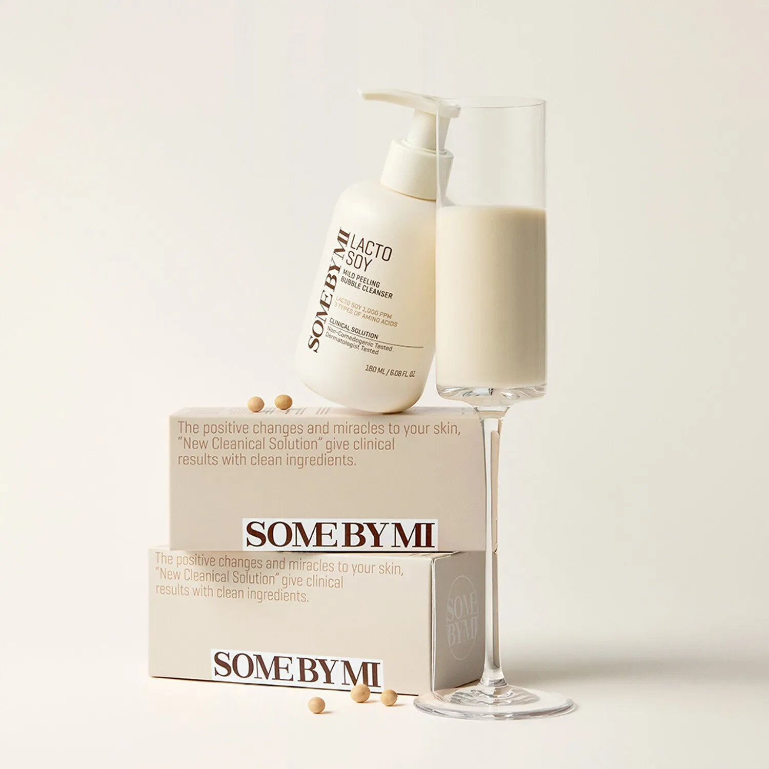 Some By Mi Lactosoy Mild Bubble Peeling Cleanser 180ml