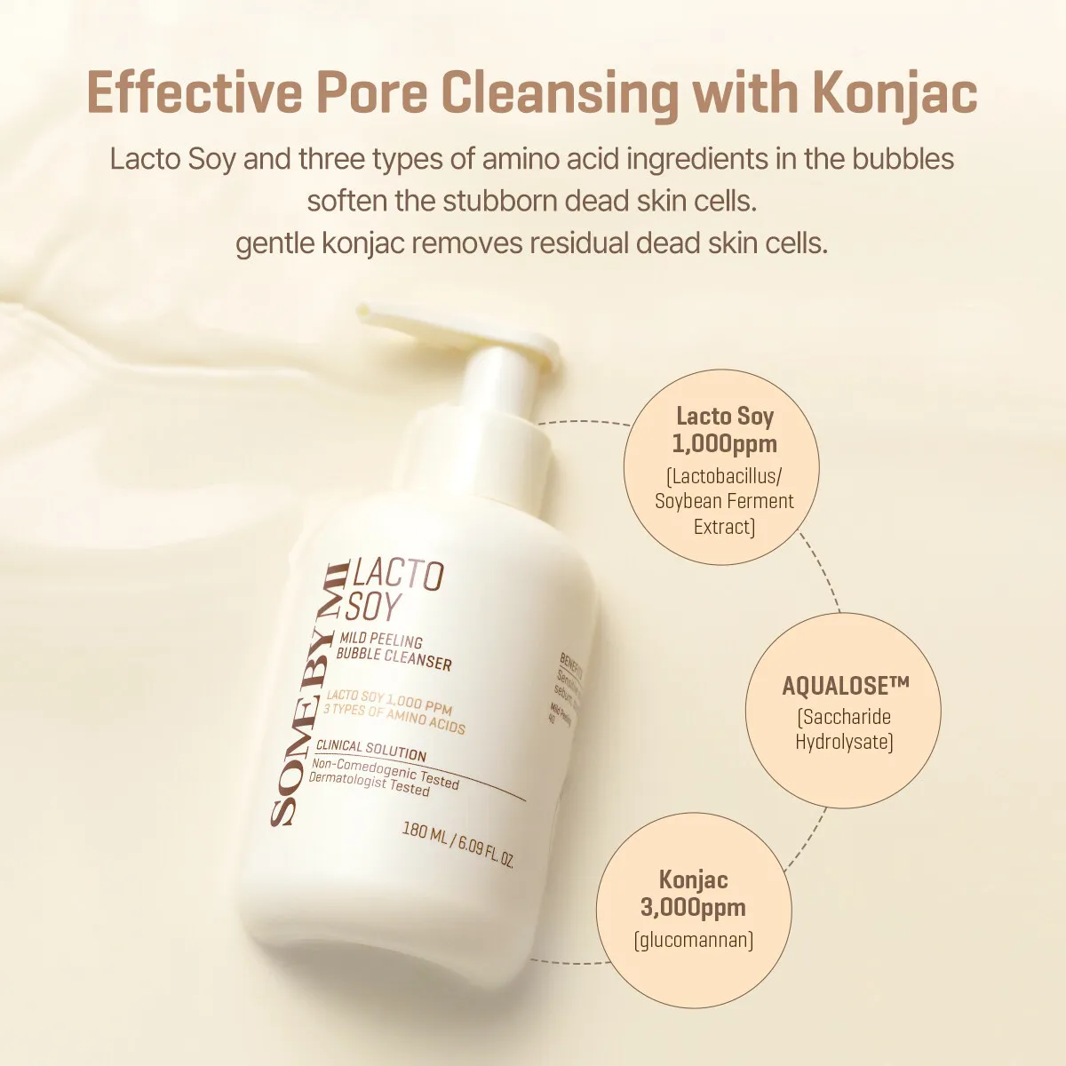 Some By Mi Lactosoy Mild Bubble Peeling Cleanser 180ml