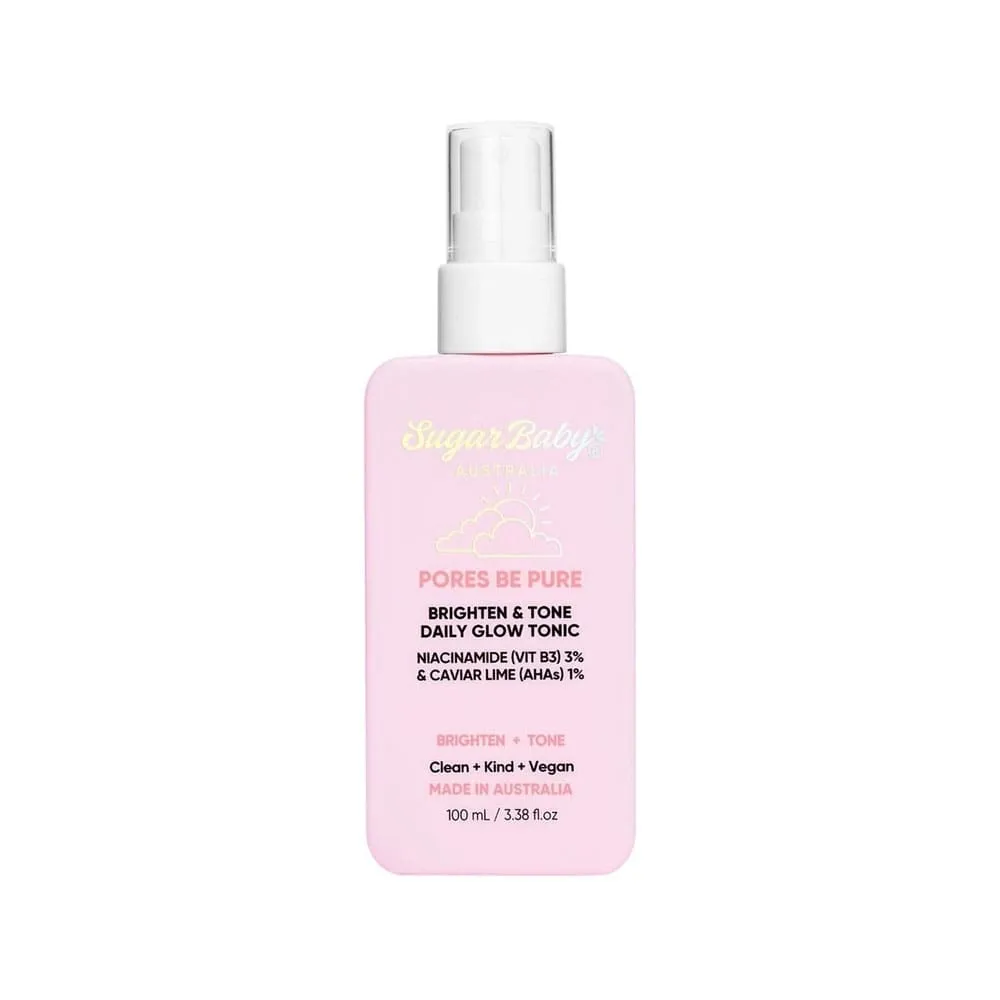 Sugar Baby Pores Be Pure Brighten & Tone Daily Glow Tonic 100ml