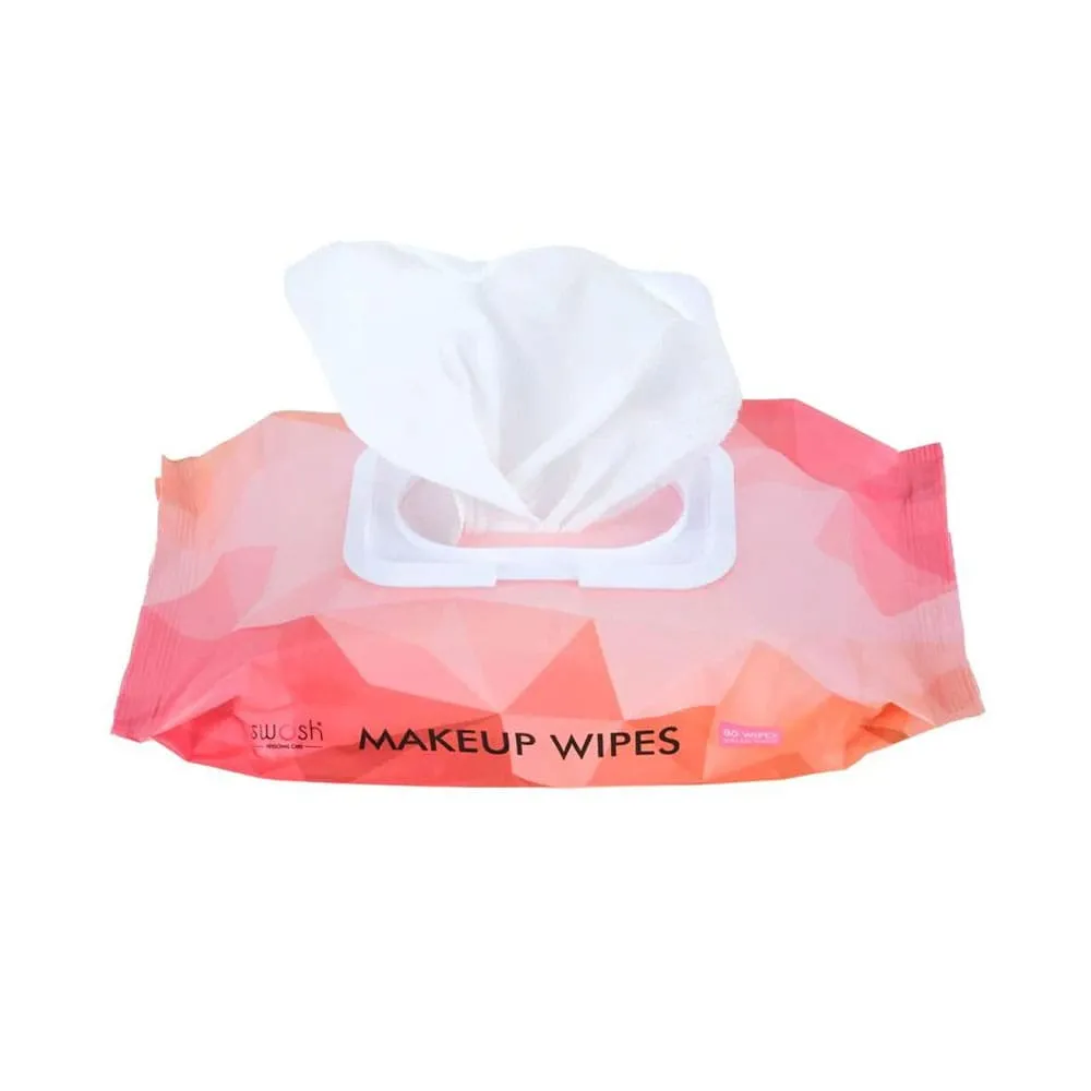 Swosh Makeup Wipes With Aloe Vera 80pk
