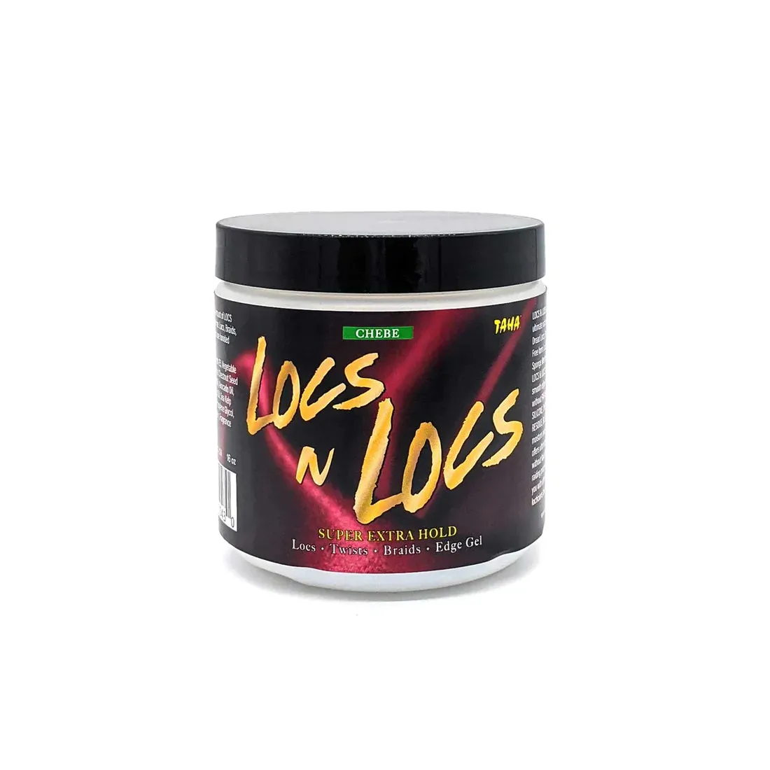 Taha Locs N Locs 5X's Super Extra hold for Locs Twists. Braids & Edge Gel - 16 oz