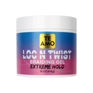 Te Amo Loc N Twist Braiding Gel Extreme Hold - 16 oz