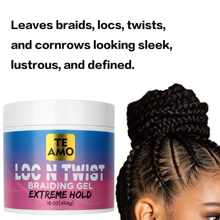Te Amo Loc N Twist Braiding Gel Extreme Hold - 16 oz