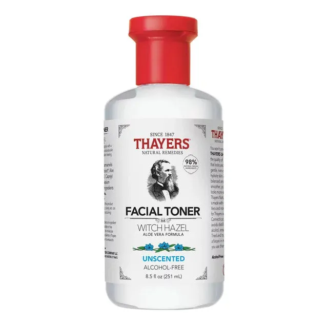 Thayers Alcohol-Free Facial Toner Witch Hazel - 12 oz