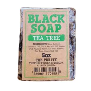 The Purity Black Soap - Tea Tree - 5 oz
