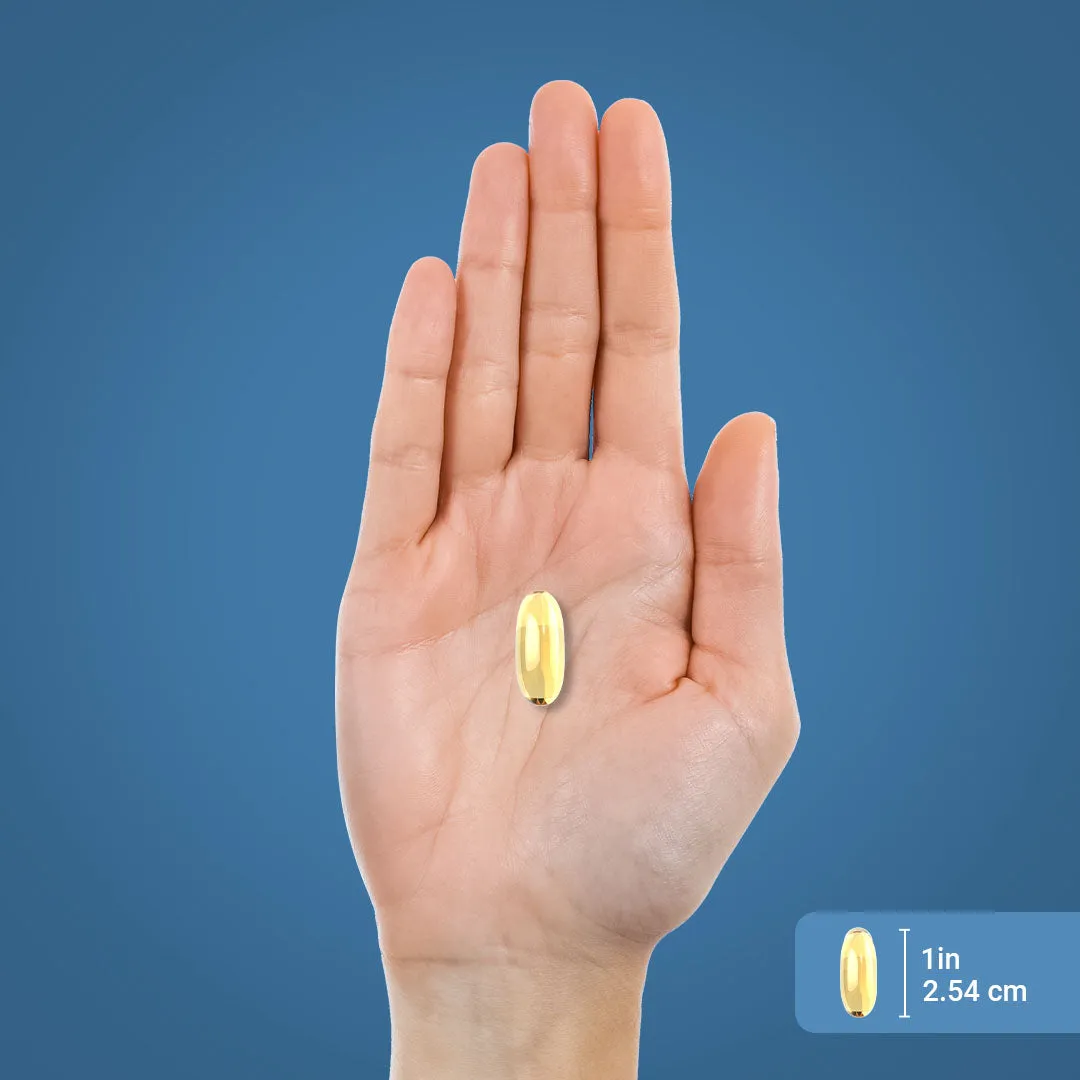 Triple Strength Omega-3 Fish Oil 1400 mg (850 mg Active Omega-3), 100 Quick Release Softgels