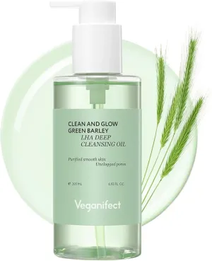 Veganifect Clean And Glow Green Barley Lha Deep Cleansing Oil