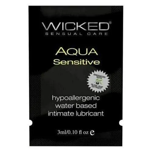 Wicked - Aqua Sensitive Hypoallergenic Waterbased Lubricant