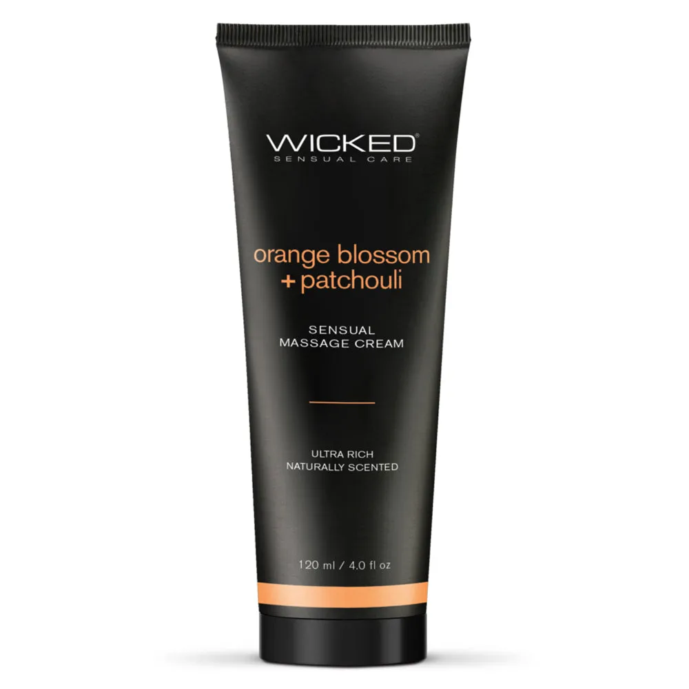 Wicked Orange   Patchouli Naturally Scented Sensual Massage Cream