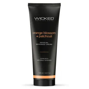 Wicked Orange   Patchouli Naturally Scented Sensual Massage Cream
