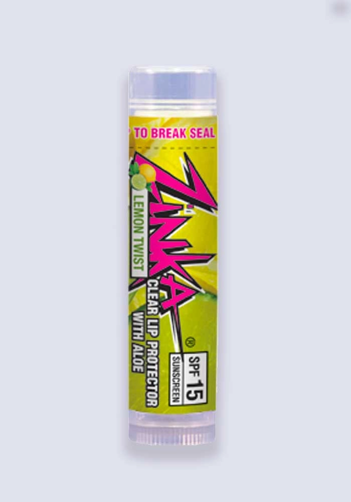 Zinka Clear SPF 15 Lemon Twist Lip Balm With Aloe Lip Protector